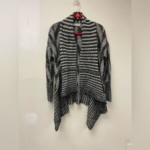 Urban Outfitters Staring at Stars Women’s Black Chunky Chevron Open Cardigan S